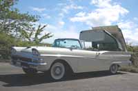 Iconic 1958 Ford Fairlane 500 Retractable Hardtop Painted Colonial White #M0755